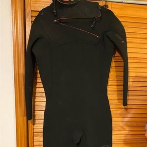Xcel Men’s Comp X Front zip Full Wetsuit, 5.5/4.5 mm, Large, Black